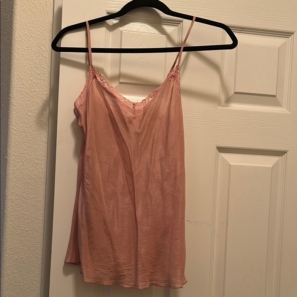 Johnny Was Pink Sleeveless Fitted Camisole